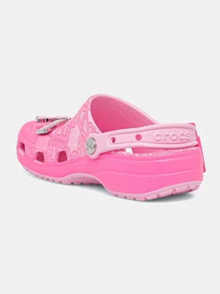 Классические шлепанцы Crocs розовые