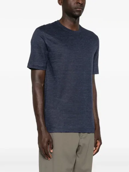 Scurt tricou Zegna albastru