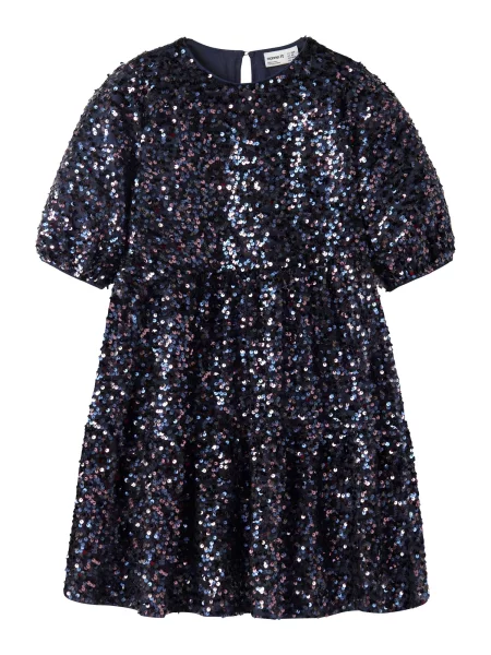 NAME IT Rochie NKFRinoa bleumarin / închis / roz albastru