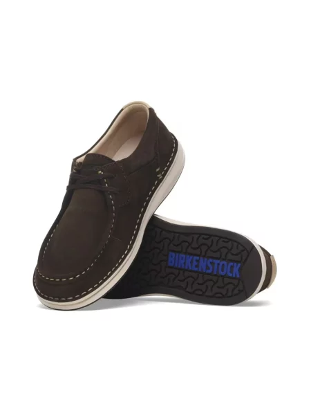 Półbuty Birkenstock zamszowe brązowe