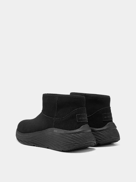 Кожаные сапоги Skechers черные