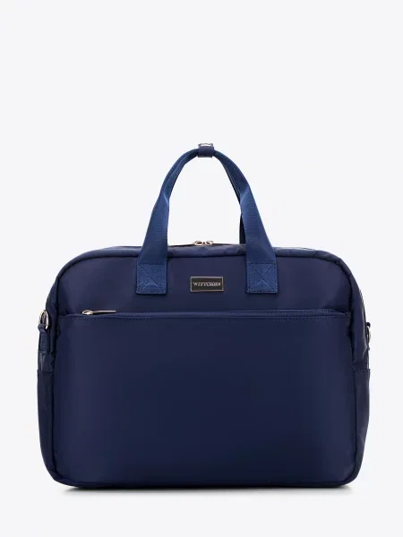Torba na laptopa z nylonu granatowa