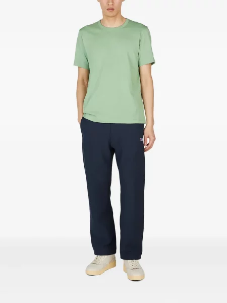 Tricou Champion cu broderie verde