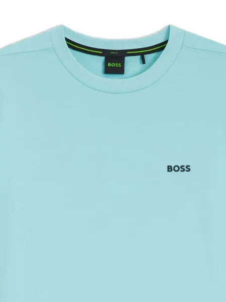 Scurt tricou Boss cu imagine albastru