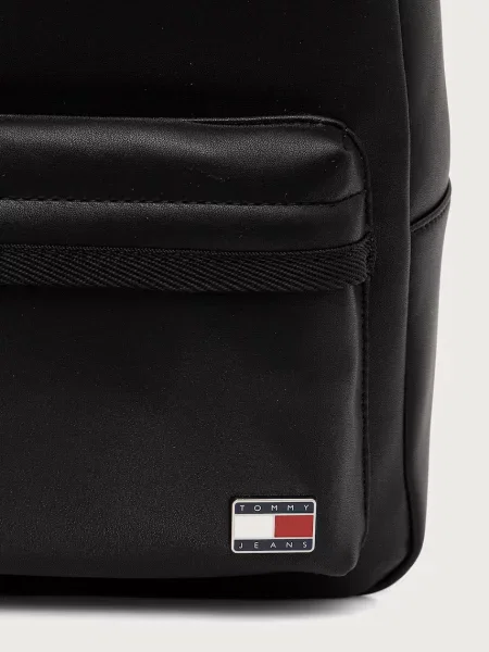 Tommy Jeans раница дамска от имитация на кожа черно