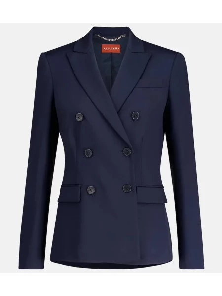 Marynarka Altuzarra wełniana niebieska