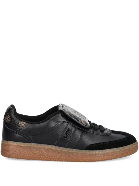 Sneakerși Guess cu imagine negru
