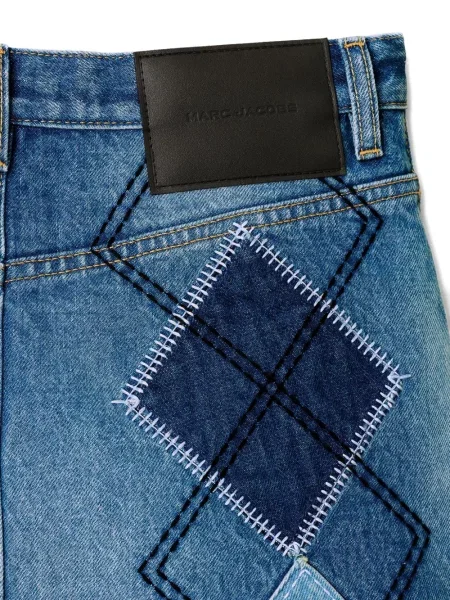 Fustă din denim Marc Jacobs albastru