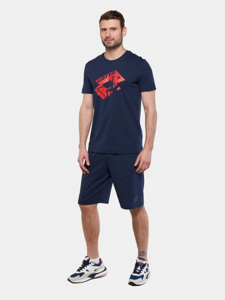 Футболка спортивна Lotto бавовна/поліестер синій