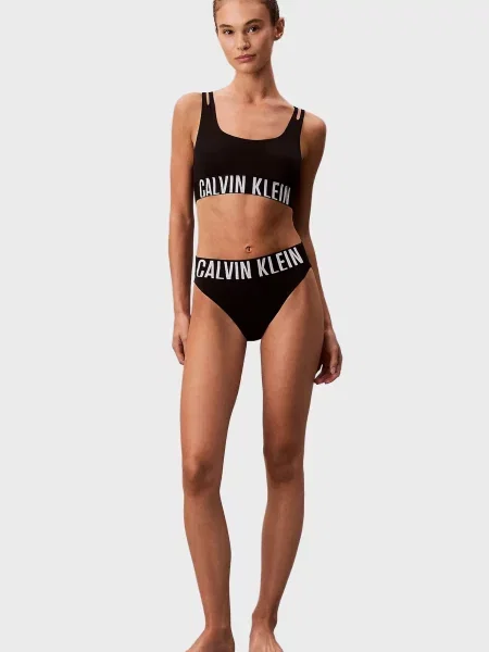 Талія труси Calvin Klein з високою посадкою чорні