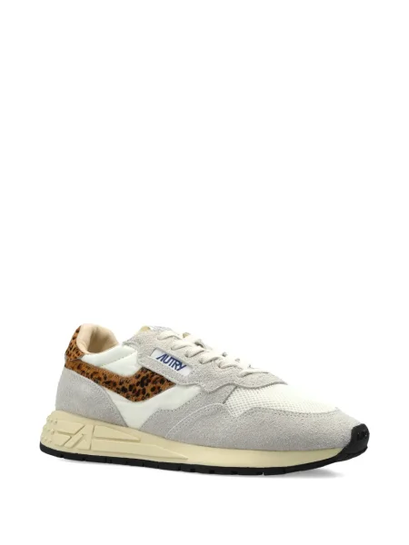 Sneakerși Autry cu imagine cu model leopard gri