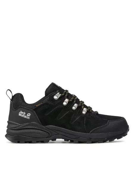 Trekking čevlji Jack Wolfskin Refugio Texapore Low M črna