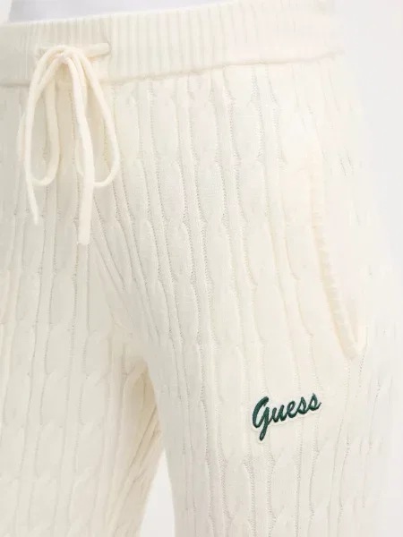 Спортивні штани Guess LAVINIA однотонні бежевий