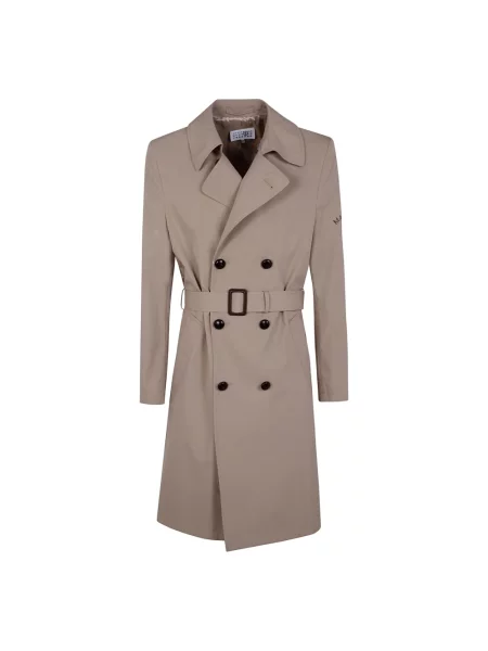 Trencz Mm6 Maison Margiela dwurzędowy beżowy