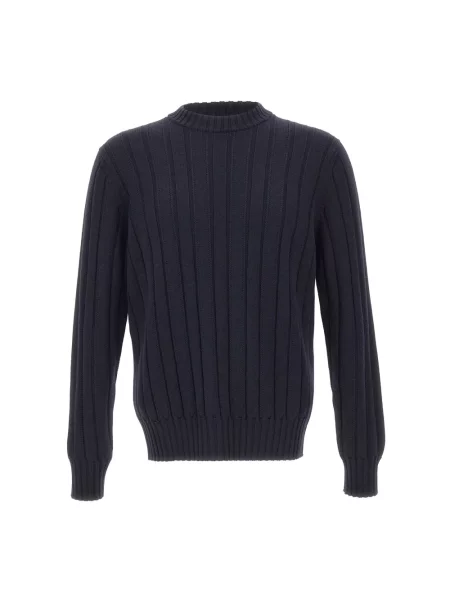 Sweter Filippo De Laurentiis wełniany niebieski