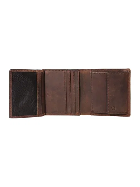STRELLSON Peňaženka Billfold Q7 Baker Street tmavohnedá hnedá