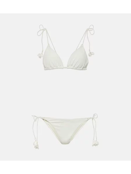 Bikini Zimmermann w kwiatki biały