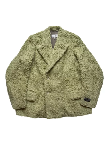 Sacou Mm6 Maison Margiela din fleece verde