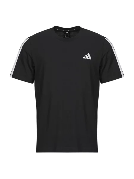Majica Adidas s črtami črna