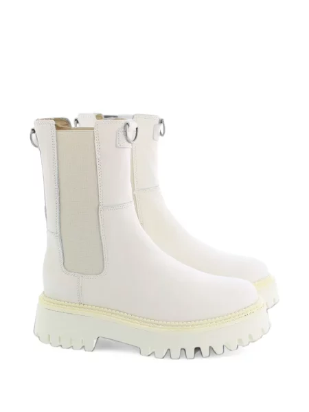 Botine chelsea Bronx chunky alb