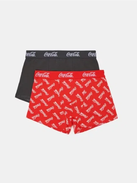 Sinsay boxerky balení 2 ks Coca-Cola vícebarevná