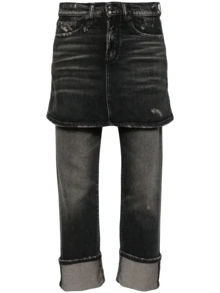 Blugi R13 clasici negru