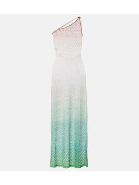 Rochie Missoni tricotate cu un umăr gol