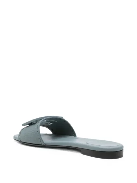 Sandale Fendi din piele albastru
