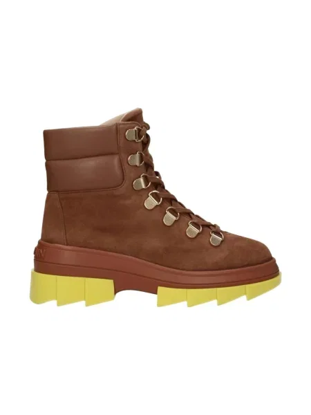 Botki Stuart Weitzman zamszowe brązowe