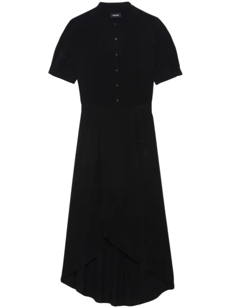 Rochie midi Zadig&voltaire până la genunchi de costum negru
