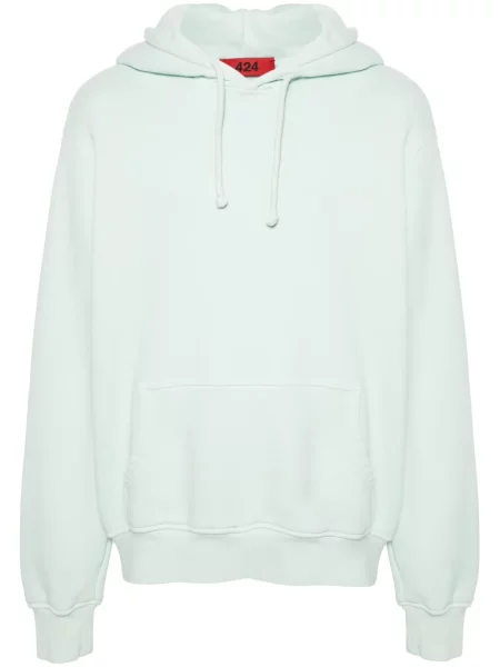 Hanorac cu glugă 424 cu broderie verde