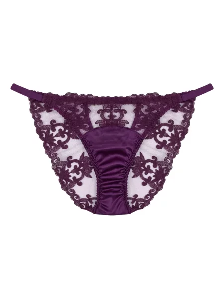 Chiloți Fleur Of England din satin violet