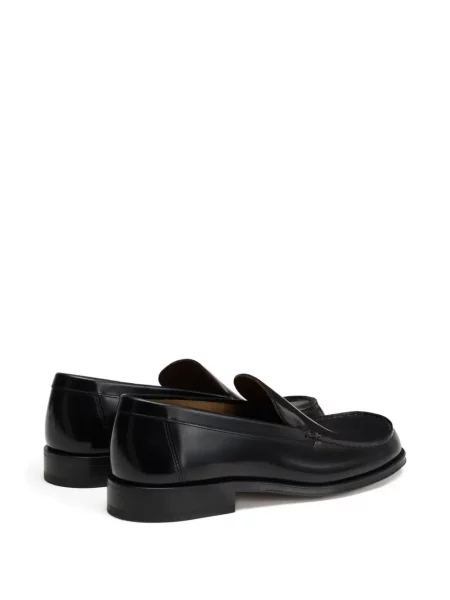 Pantofi loafer Lemaire cu vârf pătrat negru