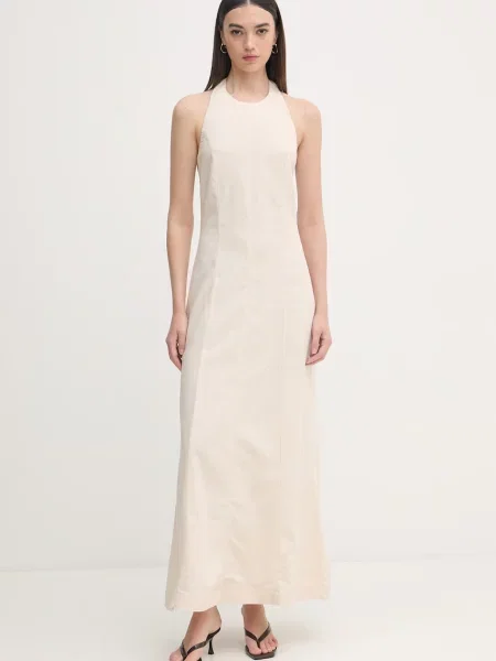 Gaudi rochie halter cu in bej