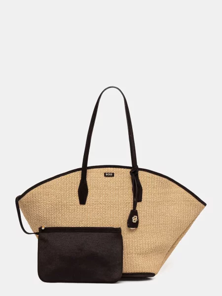 BOSS coș pentru femei NUMAH MAXI Tote RF bej