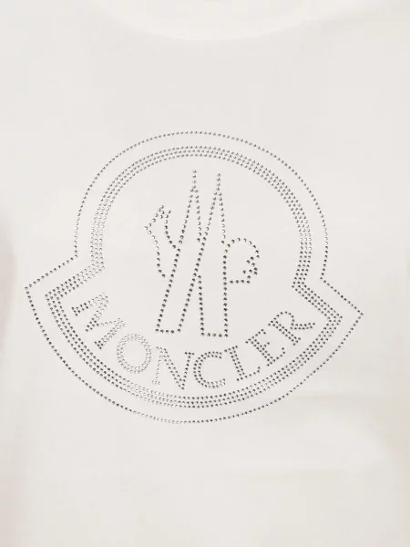Tricou Moncler cu autograf alb