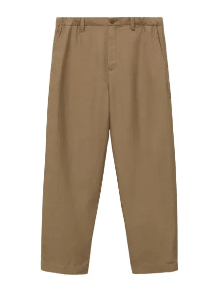 MANGO MAN Kalhoty RUSTIC umbra