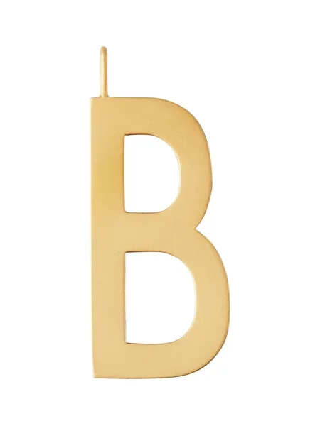 Επιχρυσωμένο ασημένιο μενταγιόν Design Letters