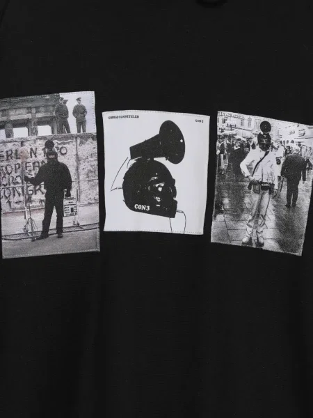 Hanorac cu glugă Undercover cu imagine negru