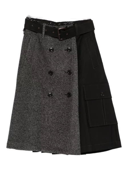 Fusta plisata Andersson Bell plisată negru