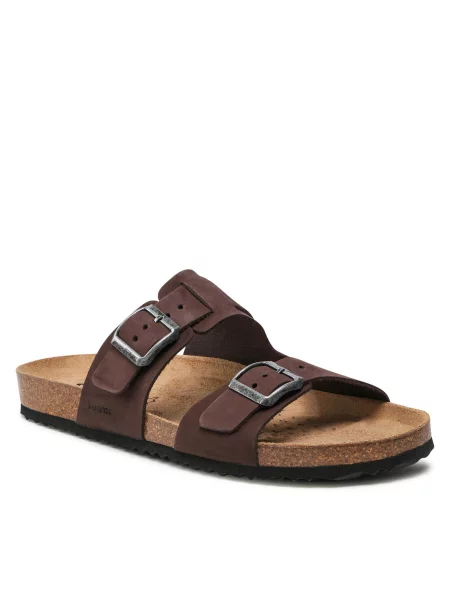 Natikači Geox U Sandal Ghita B Dk Coffee rjava