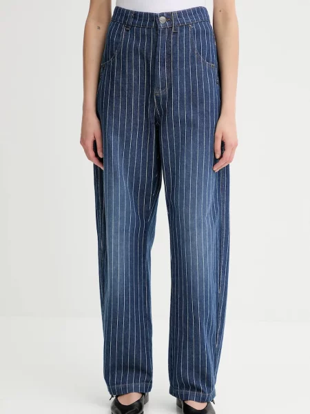 MUNTHE jeans SHIMO high waist albastru