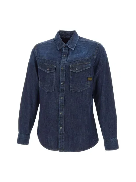 Koszula G-star Raw niebieska