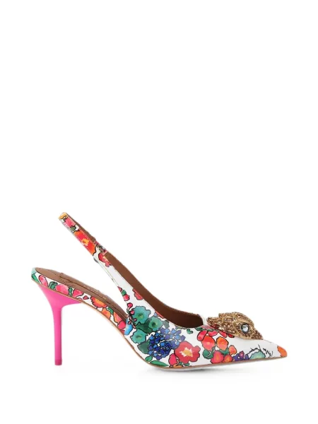 Pantofi cu toc Kurt Geiger London cu model floral cu imagine alb