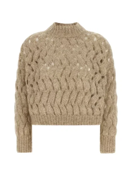 Pulover Brunello Cucinelli ajurat