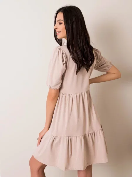 Rochie Fashionhunters de costum bej