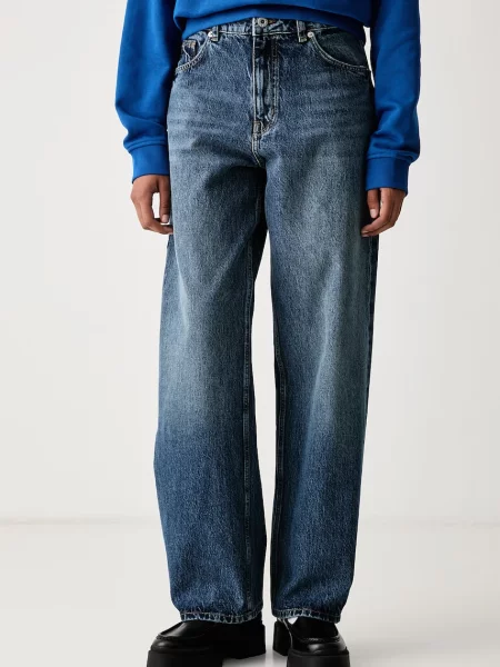 HUGO Blue blugi loose pentru femei Leni_S_B albastru