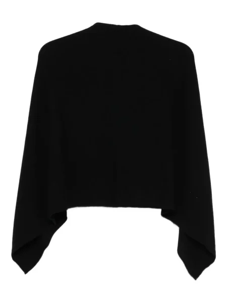 Poncho Eric Bompard din cașmir negru
