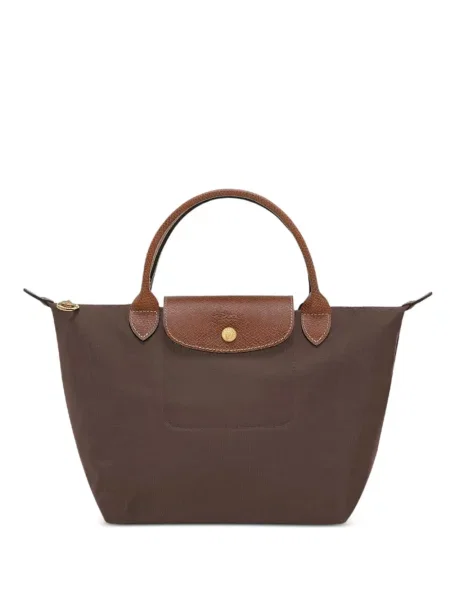 Geantă shopper Longchamp din piele maro