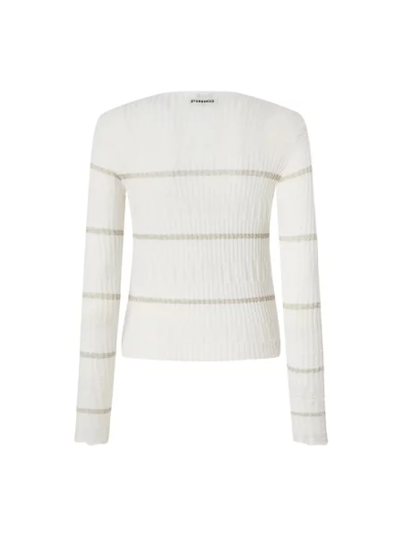 Sweter Pinko elegancki biały